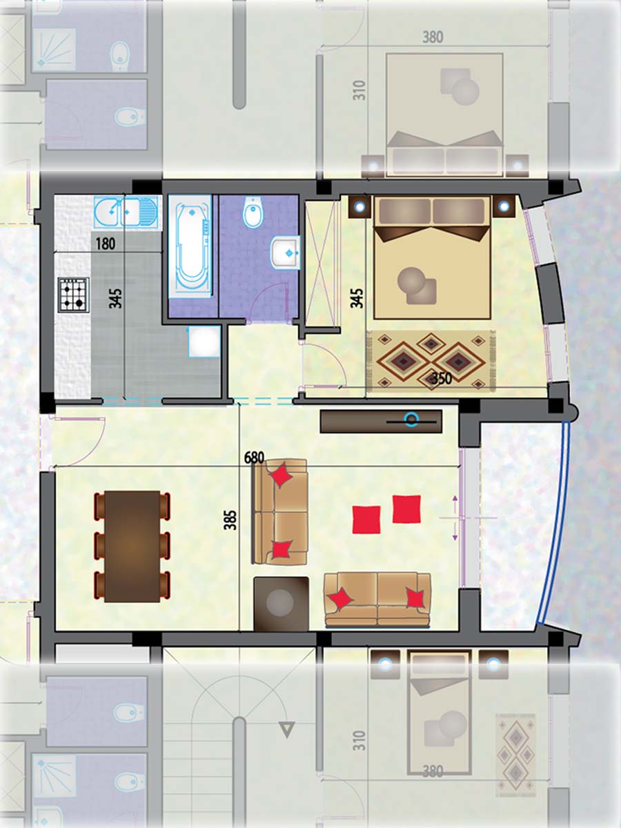 Appartement 1-3
