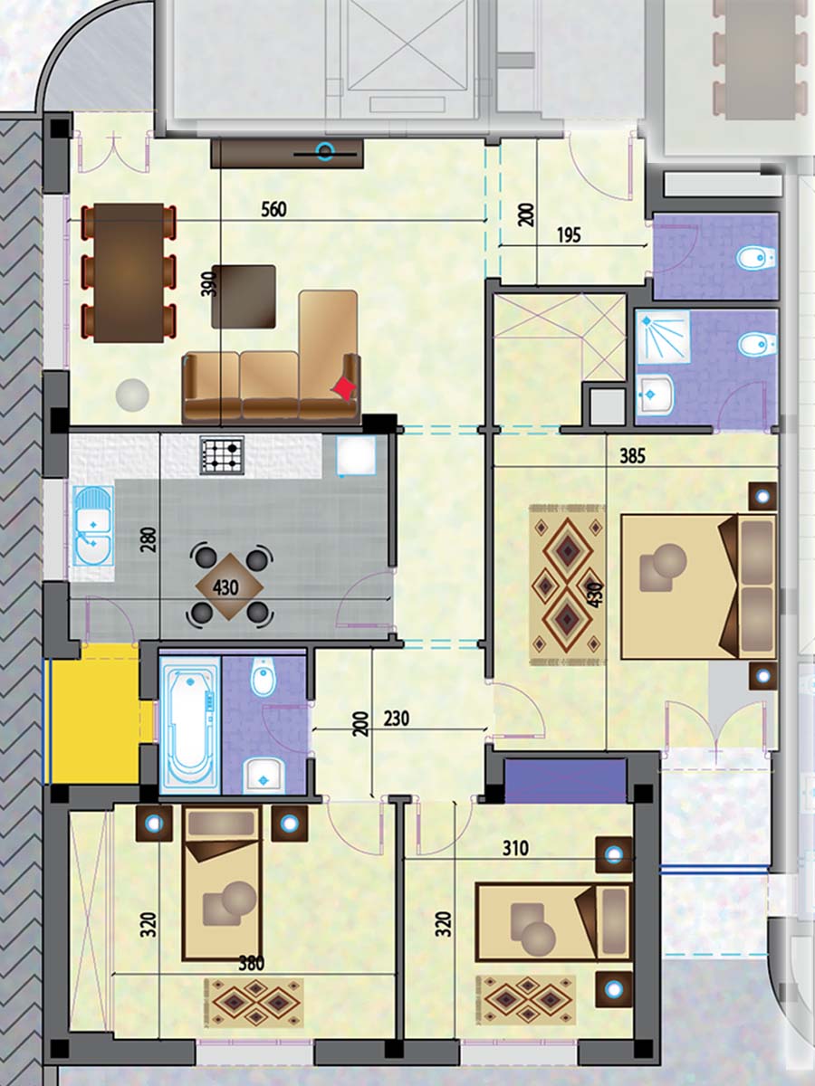 Appartement 1-4