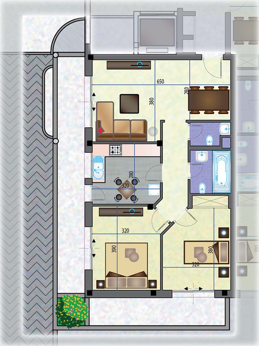 Appartement 2-4